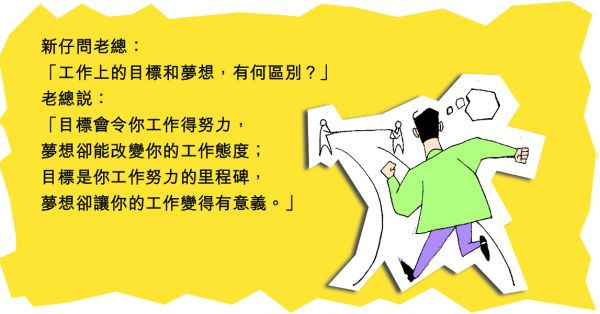 工作的目標和夢想