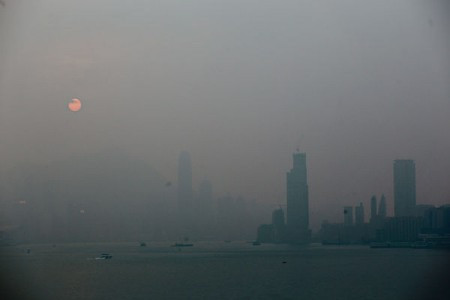 霧霾襲港 空氣急轉差 東涌重災 