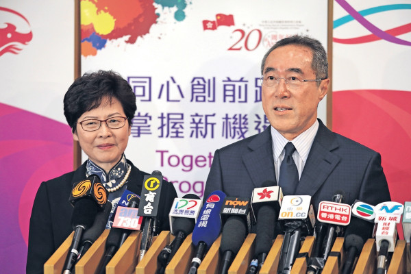 唐英年再掌西九管理局 林鄭：不二之選