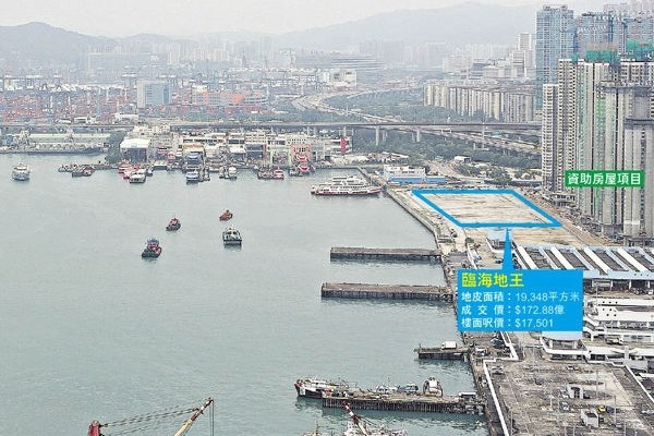 長沙灣誕$173億地王 同區樓即反價$100萬