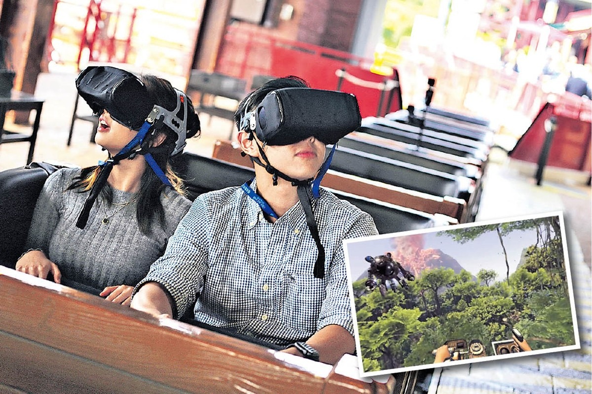 海洋公園坐VR過山車 穿越亞馬遜 海洋公園坐VR過山車 穿越亞馬遜