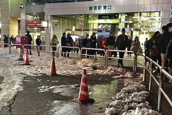 東京-4℃ 48年最冷 港下周連凍4日 最低9℃