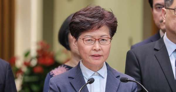 林鄭︰禁蒙面法一段時間可見成效 立例3日拘77人
