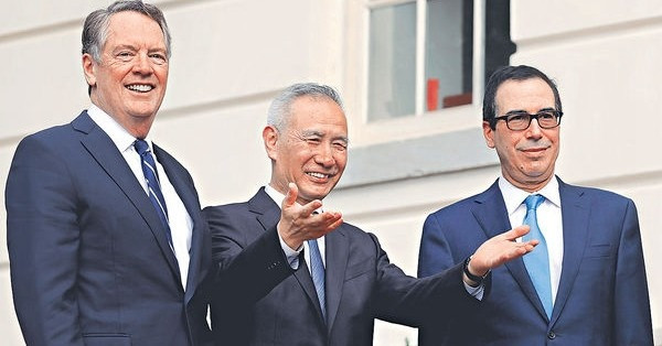 討論首階段貿易協議 劉鶴與美國代表再通電話