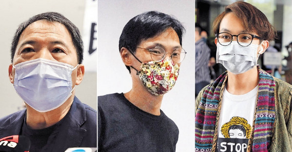 民主派胡志偉朱凱廸等8人 涉7.1非法遊行被捕