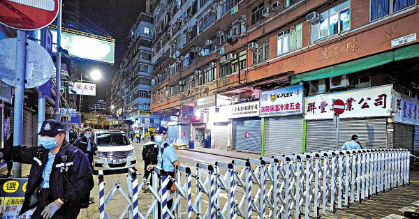 三跑地盤爆不停 牽連3條傳播鏈 突擊封油旺19廈