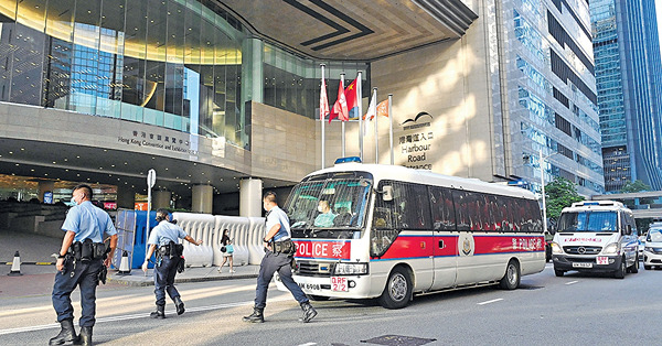 習訪港核心保安部署 灣仔北今大封路 會展站深夜起關閉