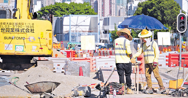 建造業步入10年「黃金期」 加薪最多12.5% 坭水工日薪1800元