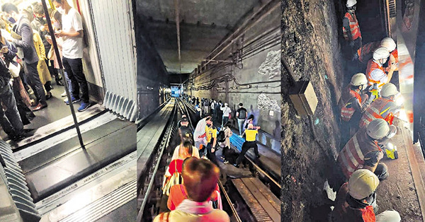 港鐵將軍澳線甩卡 歷來第2次 1500乘客疏散 專家：或系統漏氣肇禍