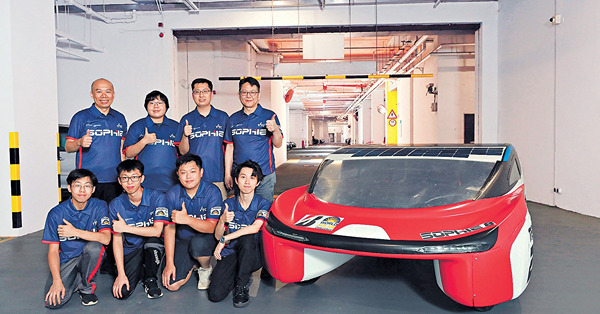 隊員合組初創 研發高增益轉換器 SOPHIE 8 10月征澳太陽能車挑戰賽