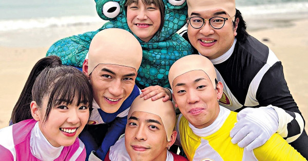 為《膠戰S2》拍MV Edan呂爵安零偶包扮光頭戰隊