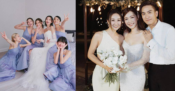 高海寧在馬國明湯洛雯婚禮接花球被粉絲催婚！高Ling至少5次陪嫁成「御用姊妹」
