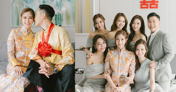 蔡嘉欣升呢做人妻！戴滿金器嫁圈外富貴男友！索爆姊妹團何依婷、陳詩欣陪嫁 