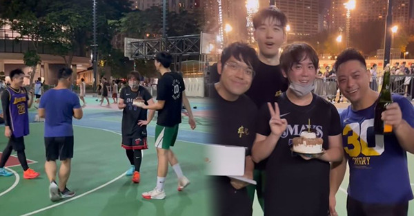 姜濤生日獲波友維園賀壽！明顯清減激罕短袖露臂！孖老友情侶鞋「放閃」