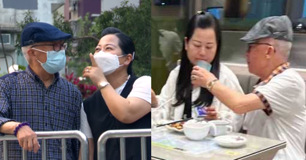 東張西望 | 何伯撐枱腳在茶記被野生捕獲！二人真面目曝光！何伯侍候新何太飲水超溫馨