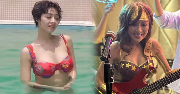 葉子楣58歲生日Party扮神奇女俠！曬「導彈」上圍無縮水！息影30年保持好身材纖腰只有21吋