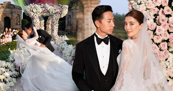 吳千語嫁富三代施伯雄意大利舉行世紀婚禮！童話婚禮現場照片曝光！浪漫莊園打造成復古電影院