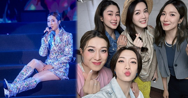 鍾嘉欣出道20周年廣州開演唱會！「處女黨」齊人撐場！苟芸慧激罕現身狀態大勇網民大讚