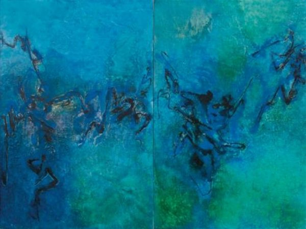 華人抽象名家：謝景蘭與王衍成