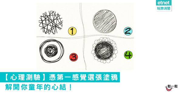【心理測驗】憑第一感覺選一張，測你的童年心結