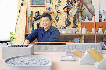 建築界新丁打造 水泥小物入屋