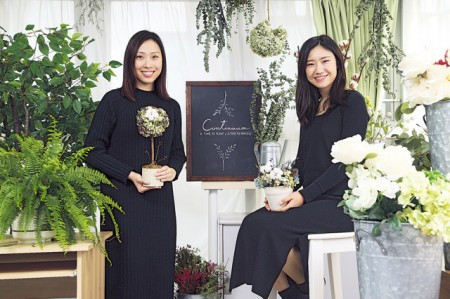 兩女創花藝品牌 情人節吸客