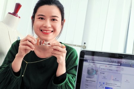 80後意國回流 創品牌造蛋糕飾物