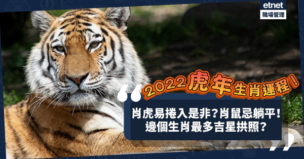 2022虎年生肖運程（一）｜肖虎大放異彩！肖鼠忌躺平！肖牛紅鸞星動！肖豬財官雙美！