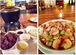 香港遊艇會 牛肉火鍋配福建炒飯!