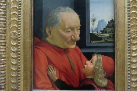 老叟與小孩的肖像