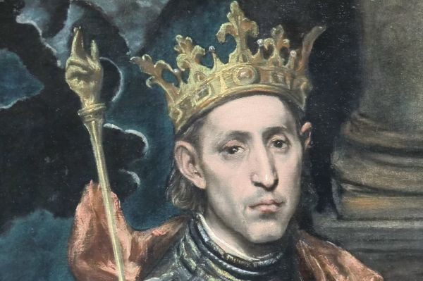 聖路易，法王，與年輕侍從