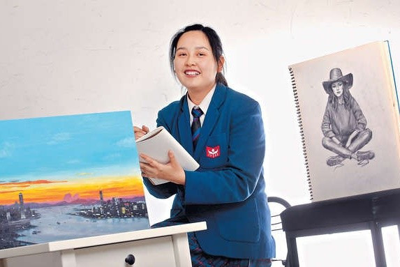 從藝術中受益 中五生科研五花茶  
