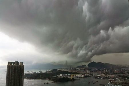 5月9日橫過香港的颮線