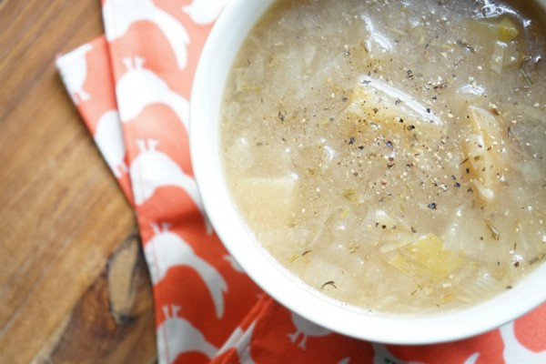 抗敏兼抗癌 蘋果洋蔥湯