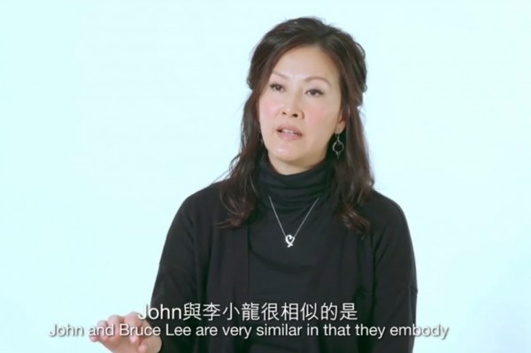 【特首選戰】藝人陳慧珊現身「拍住上」 揭曾俊華擅絲帶舞 讚剛柔並重