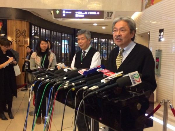 【特首選戰】曾俊華：無法取得商界50票說法不真確