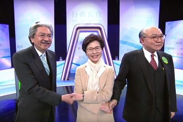 【特首選戰】3候選人同台互相質詢火花四濺 曾俊華:怕香港變成「撕裂2.0」