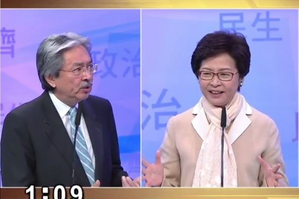 【特首選戰】林鄭:若違主流意見會辭職 曾俊華諷負民望「fb嬲嬲上到個鼻」