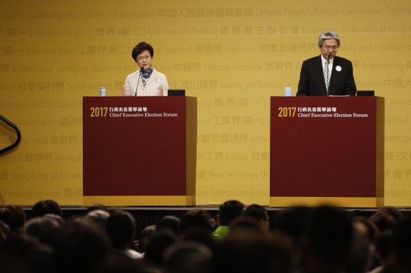 【特首選戰】曾俊華批西九建故宮黑箱作業 林鄭稱「羨慕」曾案頭空無一物