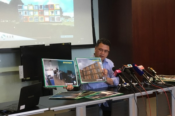 尹兆堅歐遊考察組合屋 罕有唔鬧撐「起住先」