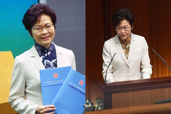 月娥喜歡藍 出席記招換靚衫