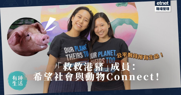 用平等目光對待所有生命！「救救港豬」成員：希望社會與動物connect及建立關係！