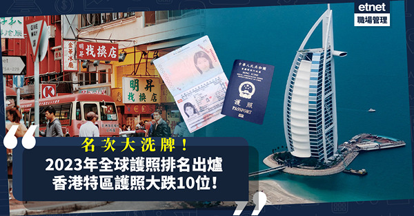 2023年全球護照排名出爐！今年名次大洗牌？邊個地方去年第35位一躍成2023榜首！香港特區護照名次竟大跌10名！