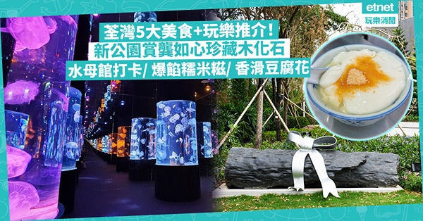 荃灣一日遊！5大美食＋玩樂行程推介！全新公園免費賞龔如心珍藏木化石／夢幻水母館打卡／白種元加持麻辣米線！邊度食$6爆餡糯米糍？