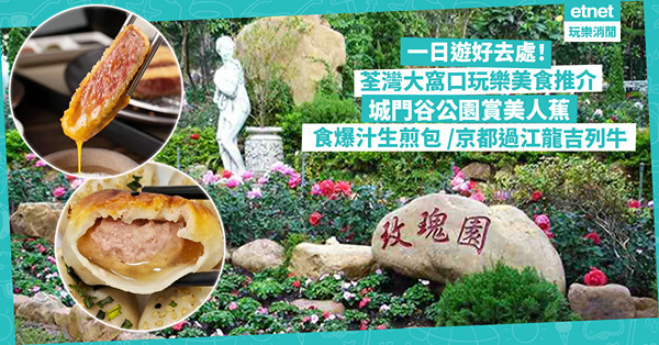 香港一日遊 | 荃灣大窩口玩樂美食推介！城門谷公園賞美人蕉、人工瀑布打卡 / 發哥幫襯爆汁生煎包 / 京都過江龍酥脆金黃吉列牛
