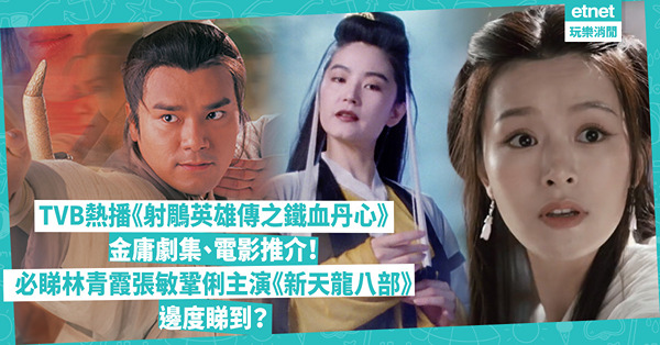 TVB正熱播《射鵰英雄傳之鐵血丹心》！6套金庸劇集、電影推介！必睇林青霞張敏鞏俐主演《新天龍八部之天山童姥》！林家棟版《碧血劍》、2020年《鹿鼎記》！全部網上睇到
