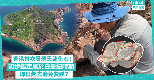 香港赤洲首次發現恐龍化石！估計屬白堊紀時期 可能恐龍XX骨骼！邊度有得免費睇？專家話呢幾個地方或有化石 行山可多觀察！即睇展出日期＋時間