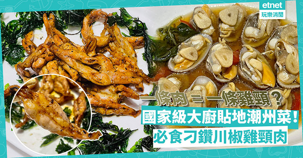 國家級大廚貼地潮州菜！招牌30年老菜脯燉豬肚、惹味豆醬焗嫩雞！必食刁鑽川椒雞頸肉，一條肉等於一條雞頸！