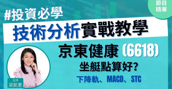 【投資必學】京東健康(6618)上望幾多？坐艇必睇！推高止蝕位方法！教新嘢：STC利好現象、沽出訊號