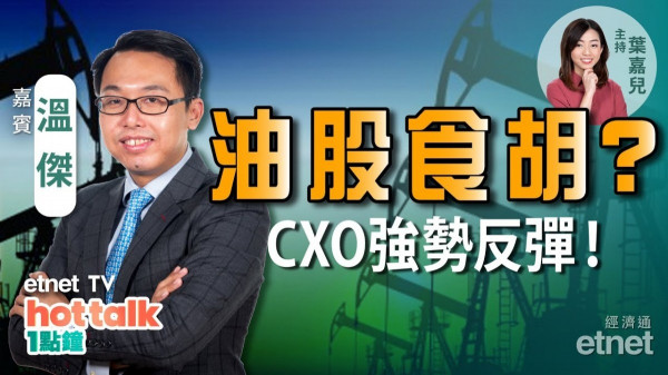 油、金股回吐 食胡時機到？CXO強勢反彈　藥明生物冠藍籌　如何解讀？